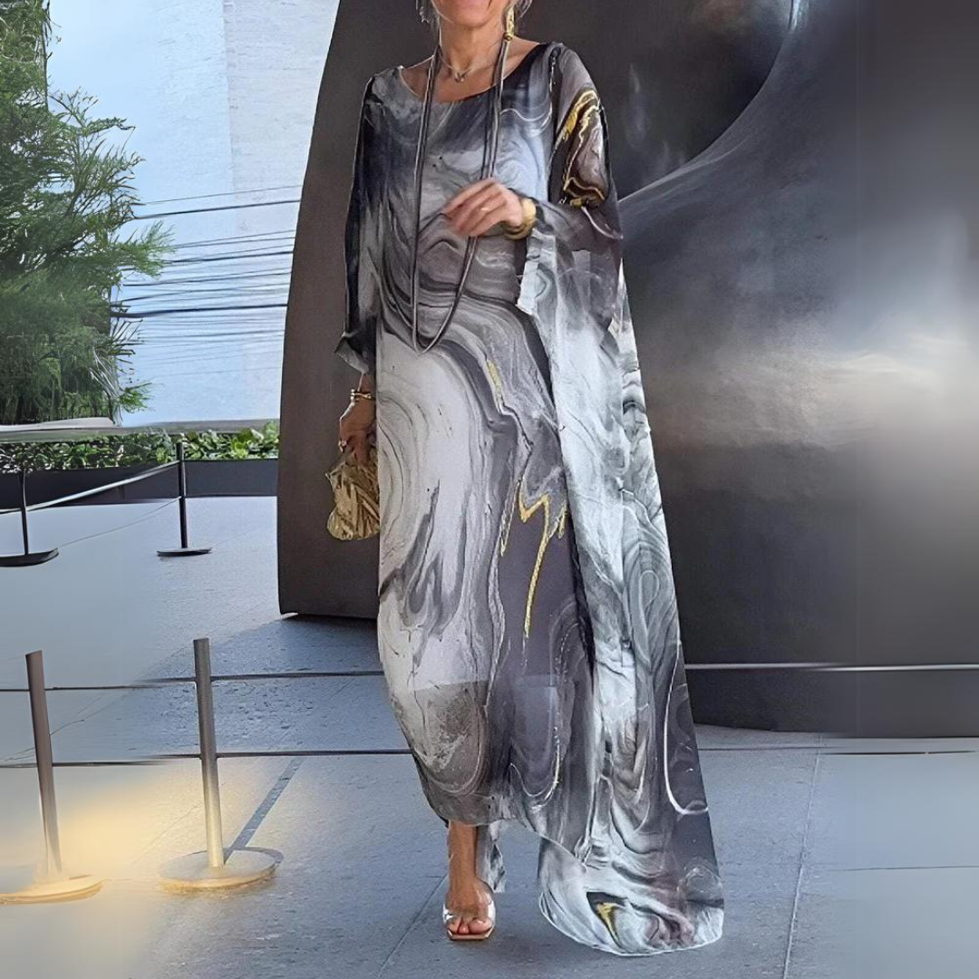Aurora – Robe élégante en soie fabriquée en mousseline délicate