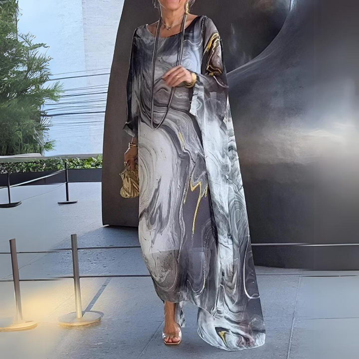 Aurora – Robe élégante en soie fabriquée en mousseline délicate