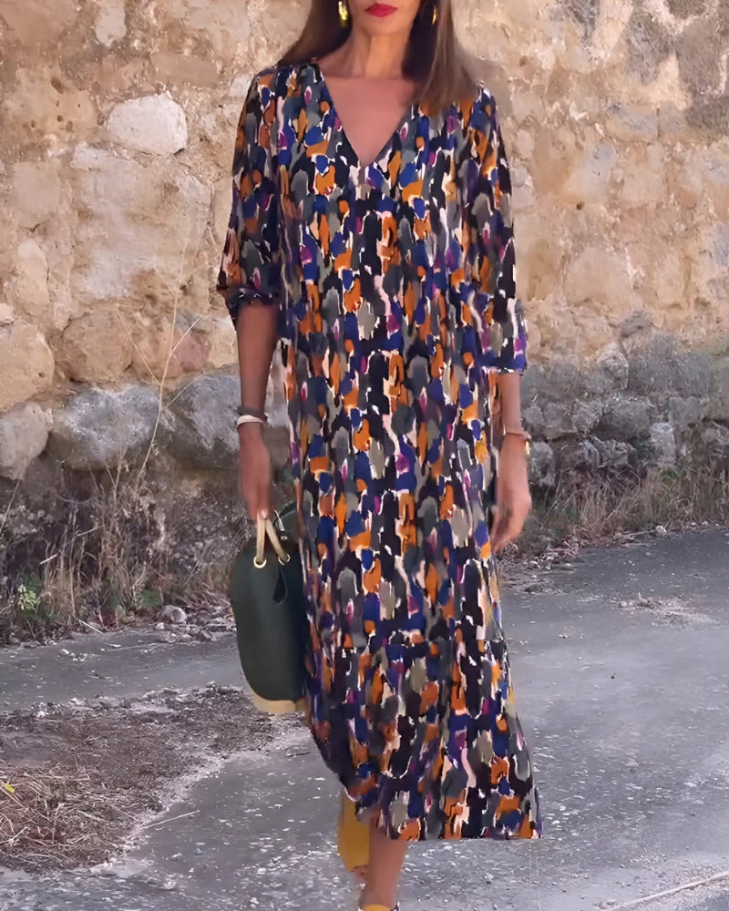 ASIRA - ROBE IMPRIMÉE BOHO
