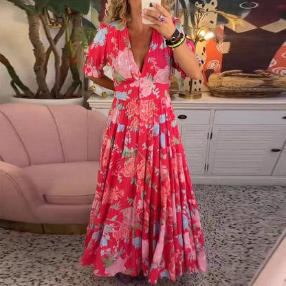 Floriana - Robe Florale Vibrante