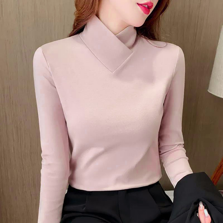 Charlotte - Pull Chic à Col Montant