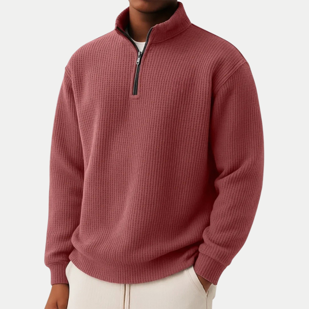 Dean™ | Pull zippé avec confort quotidien et style intemporel