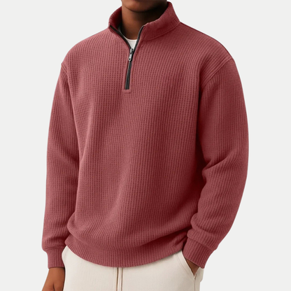 Dean™ | Pull zippé avec confort quotidien et style intemporel