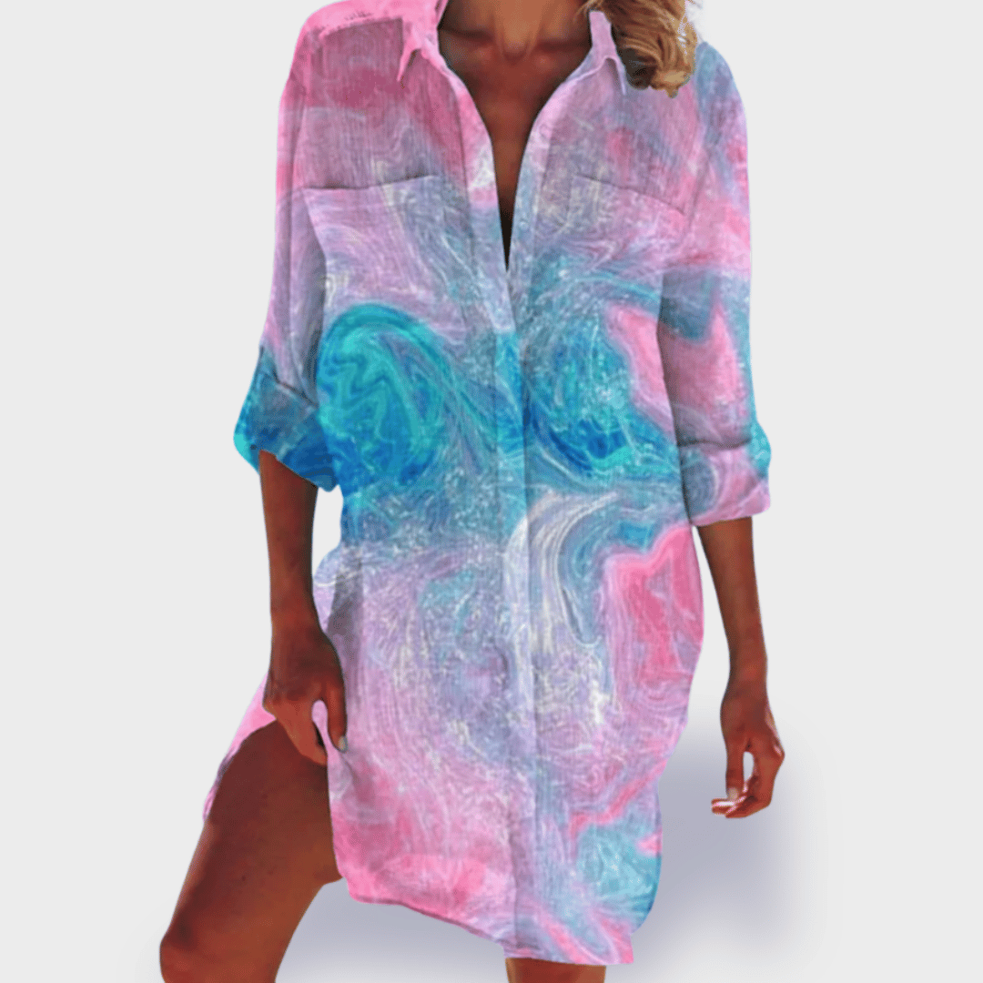 BRIGITTE | ROBE D'ÉTÉ COLORÉE ET LÉGÈRE