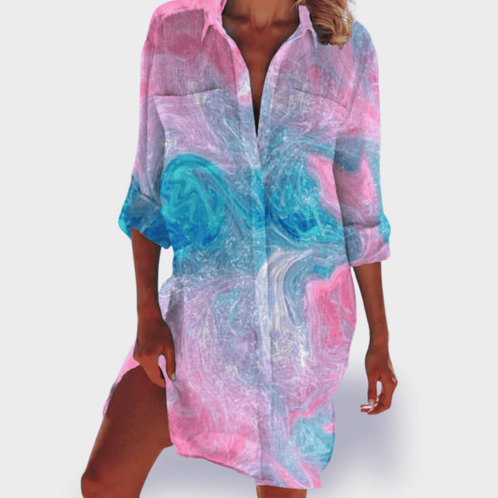 BRIGITTE | ROBE D'ÉTÉ COLORÉE ET LÉGÈRE
