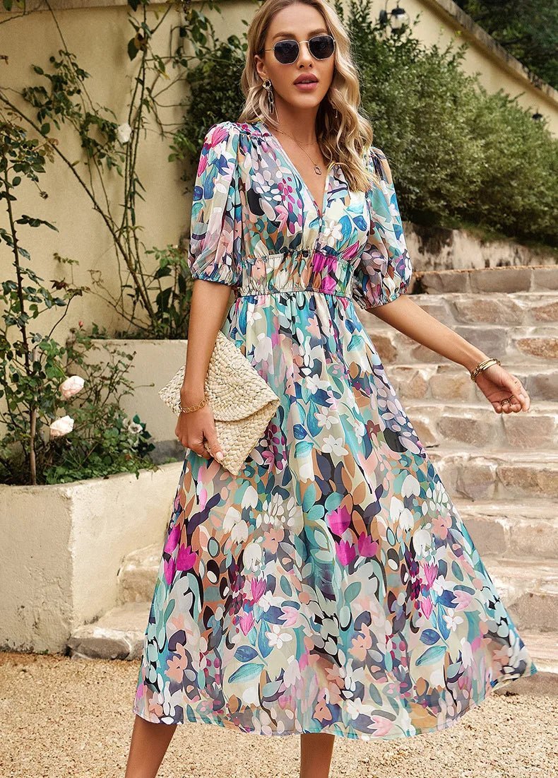 Allison | Robe Florale Élégante