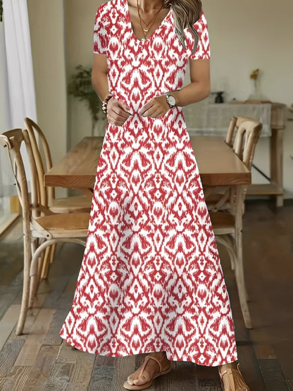 Alexia - Robe Maxi Élégante à Manches Longues pour Dames