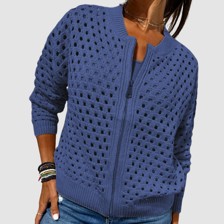 Cardigan en maille haut de gamme Desiree™