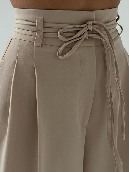 Josephine | Pantalons Taille Haute à Jambes Larges