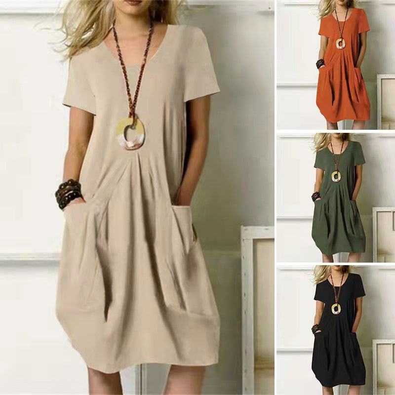 Antje - Robe femme jusqu'aux genoux