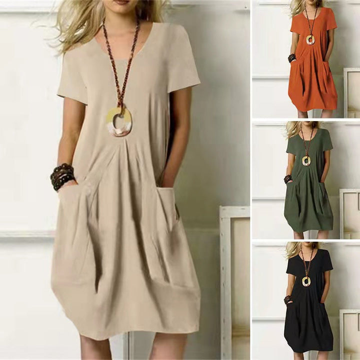 Antje - Robe femme jusqu'aux genoux
