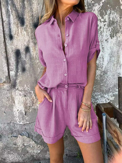 Jolie – Ensemble en Coton-Lin Élégant