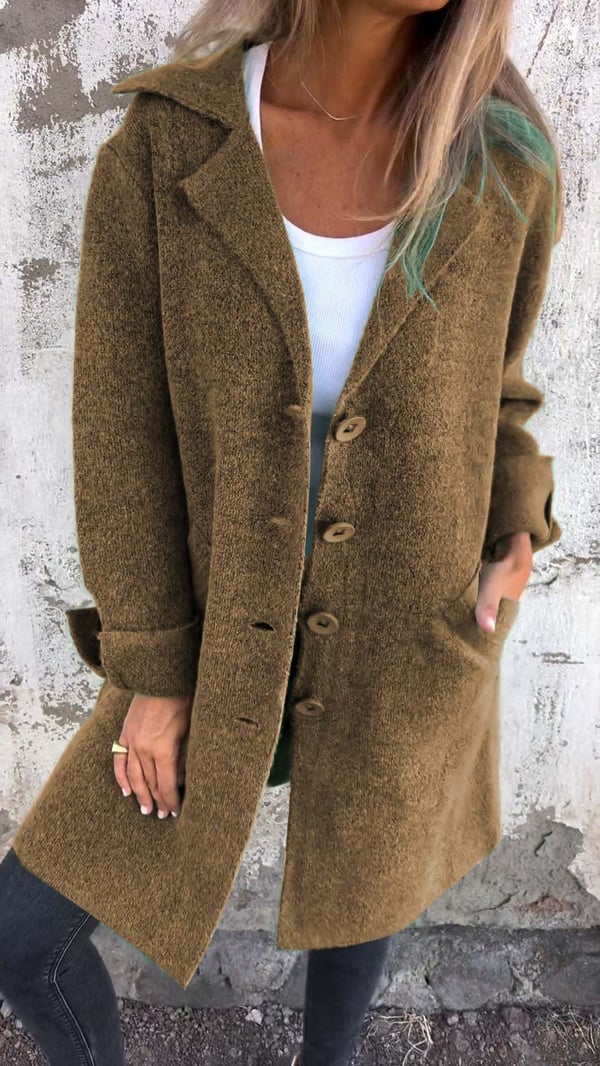 ANGE - ÉLÉGANTE MANTEAU EN LAINE