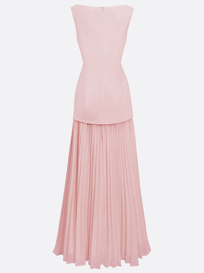 Micaela | Robe longue plissée de design