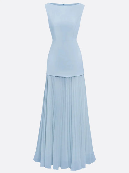 Micaela | Robe longue plissée de design