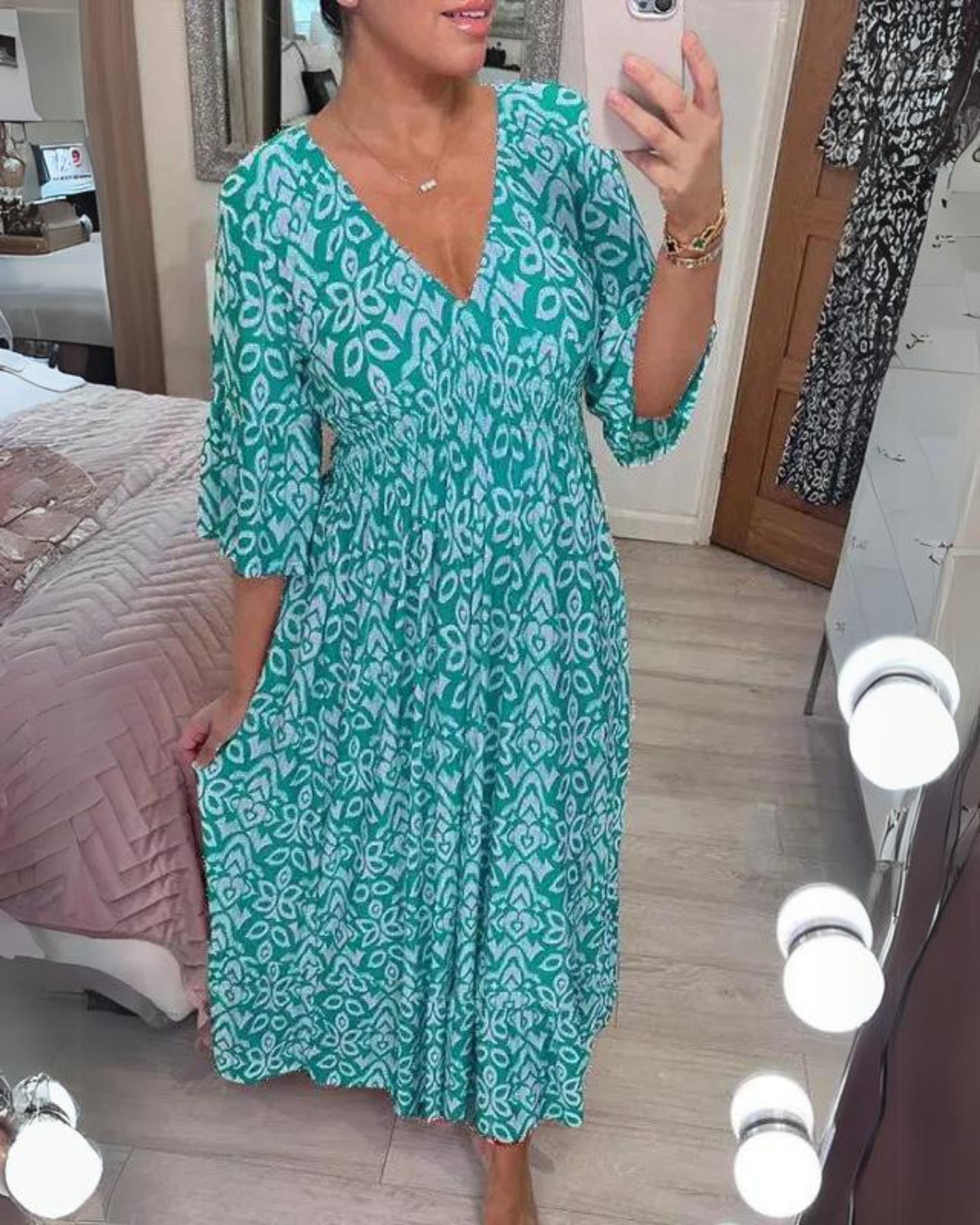 AIRE - Robe Boho Élastique