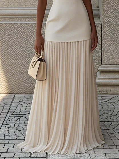 Micaela | Robe longue plissée de design
