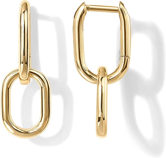 Boucles d'oreilles en forme de goutte | Or