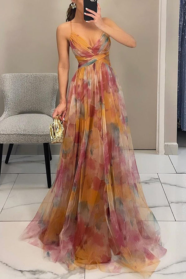 Aira - Robe Longue Élégante avec Lacets