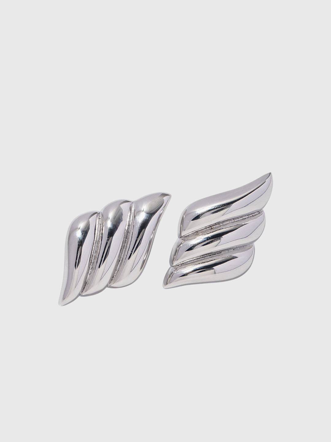 Aitana | Boucles d'Oreilles à Trois Couches en Forme d'Aile