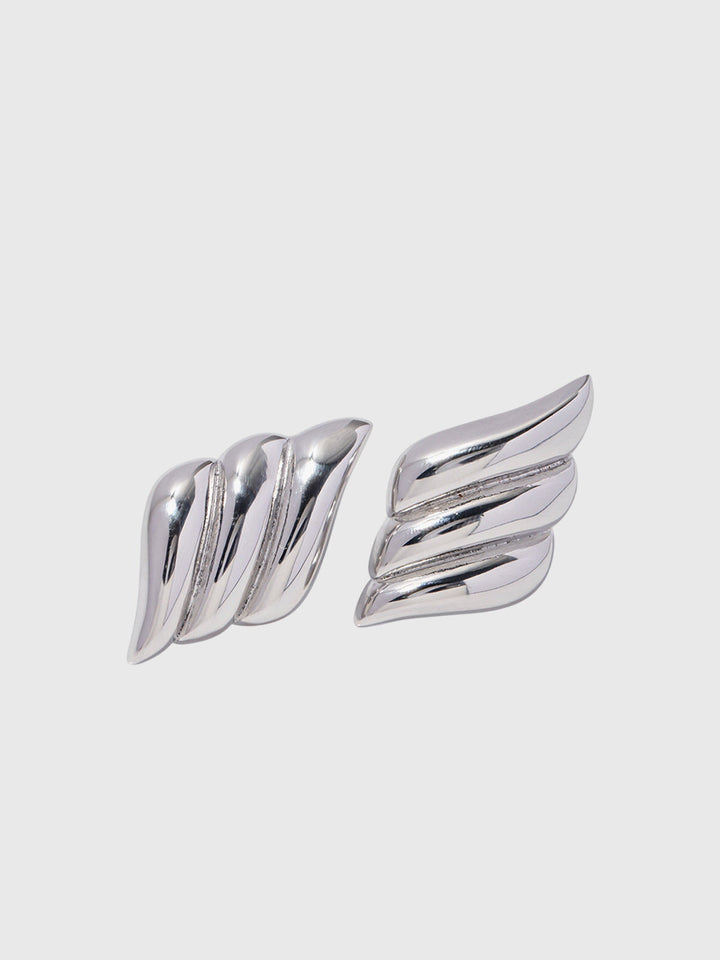 Aitana | Boucles d'Oreilles à Trois Couches en Forme d'Aile