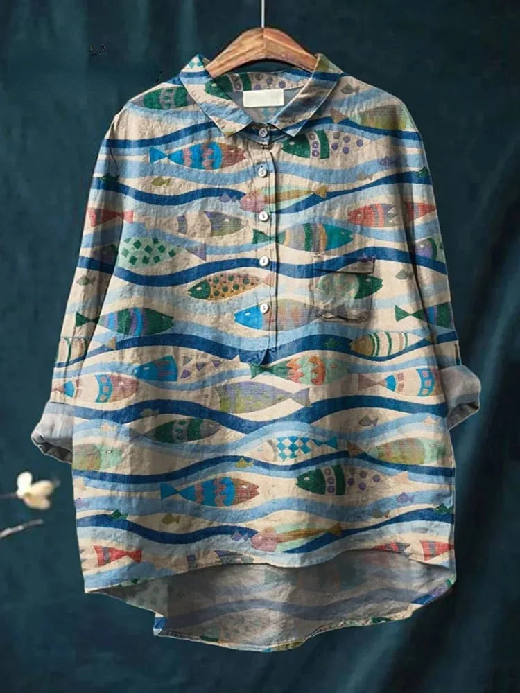 Darcy™ - T-shirt Art Poisson