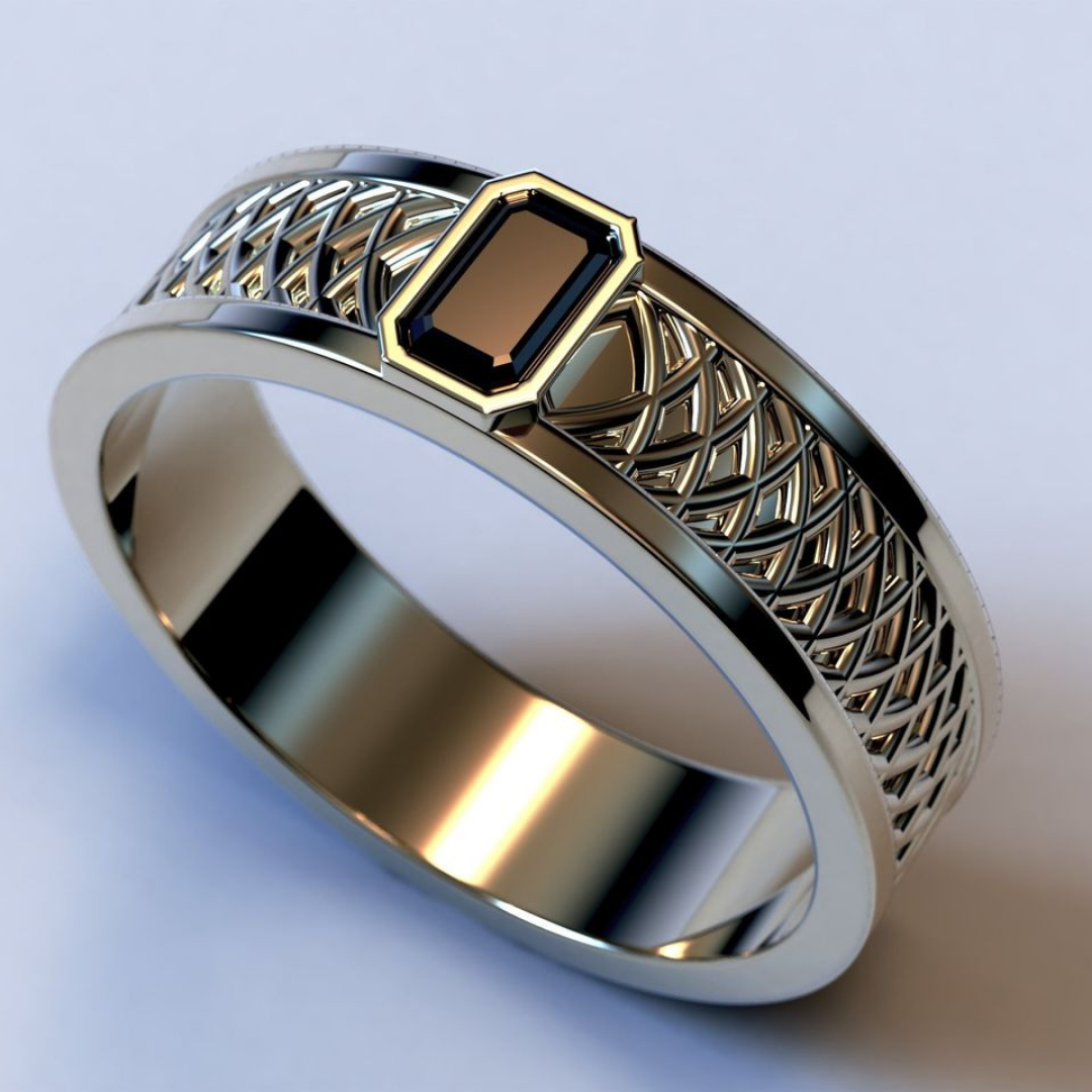 Bague du Patrimoine Royal Blason Noir