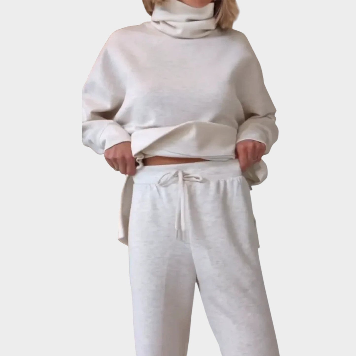 Ensemble de détente à col roulé