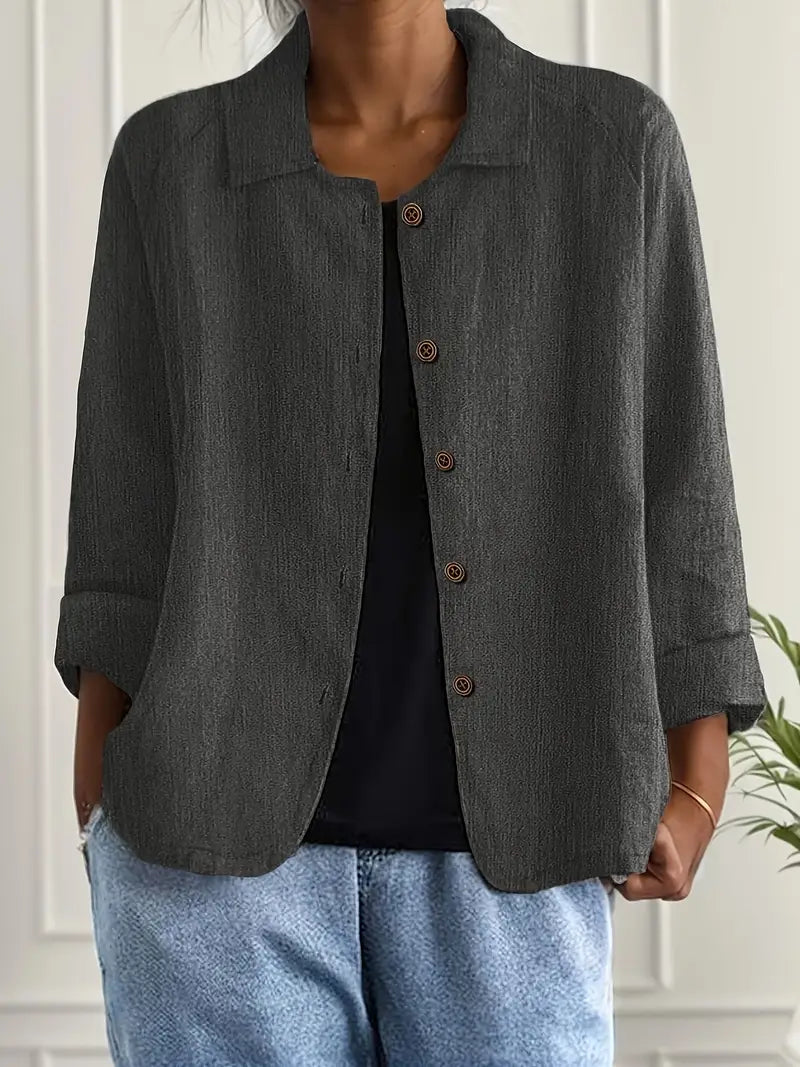 Marilla™ – Cardigan chemise léger classique