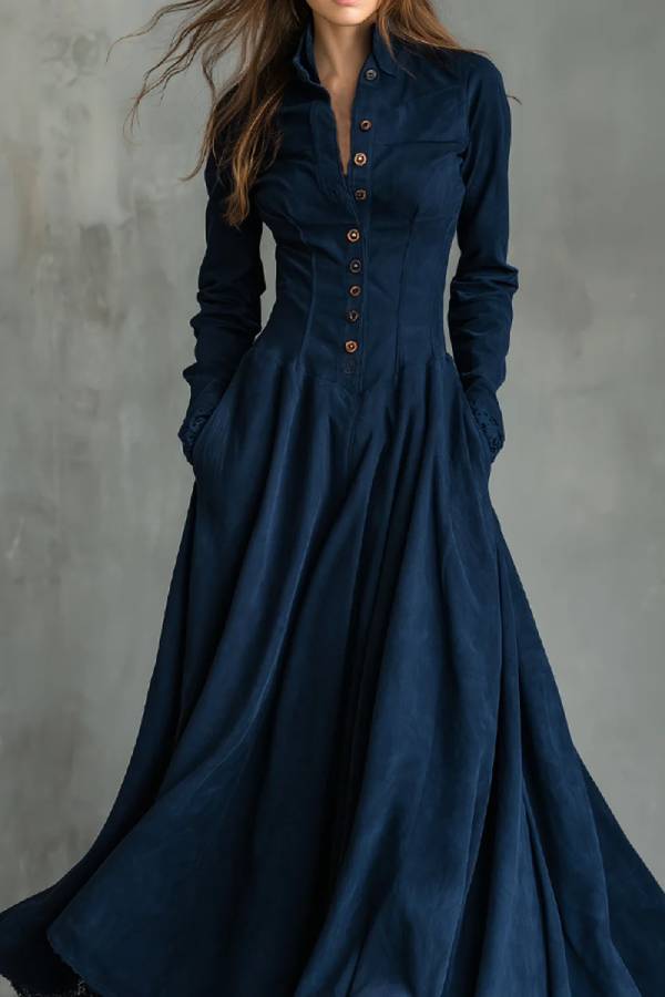 Zendaya | Robe maxi à col chemise