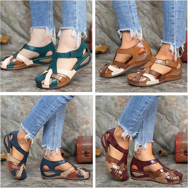 Vera - Sandale à Talon Wedge et Coussin