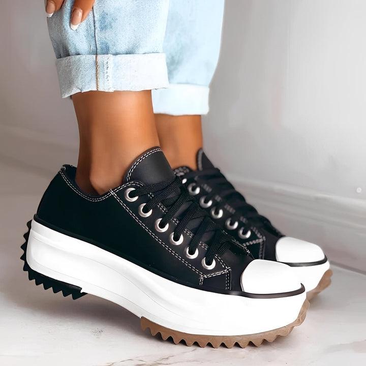 Caitlyn - Chaussures élégantes à semelle épaisse pour femme