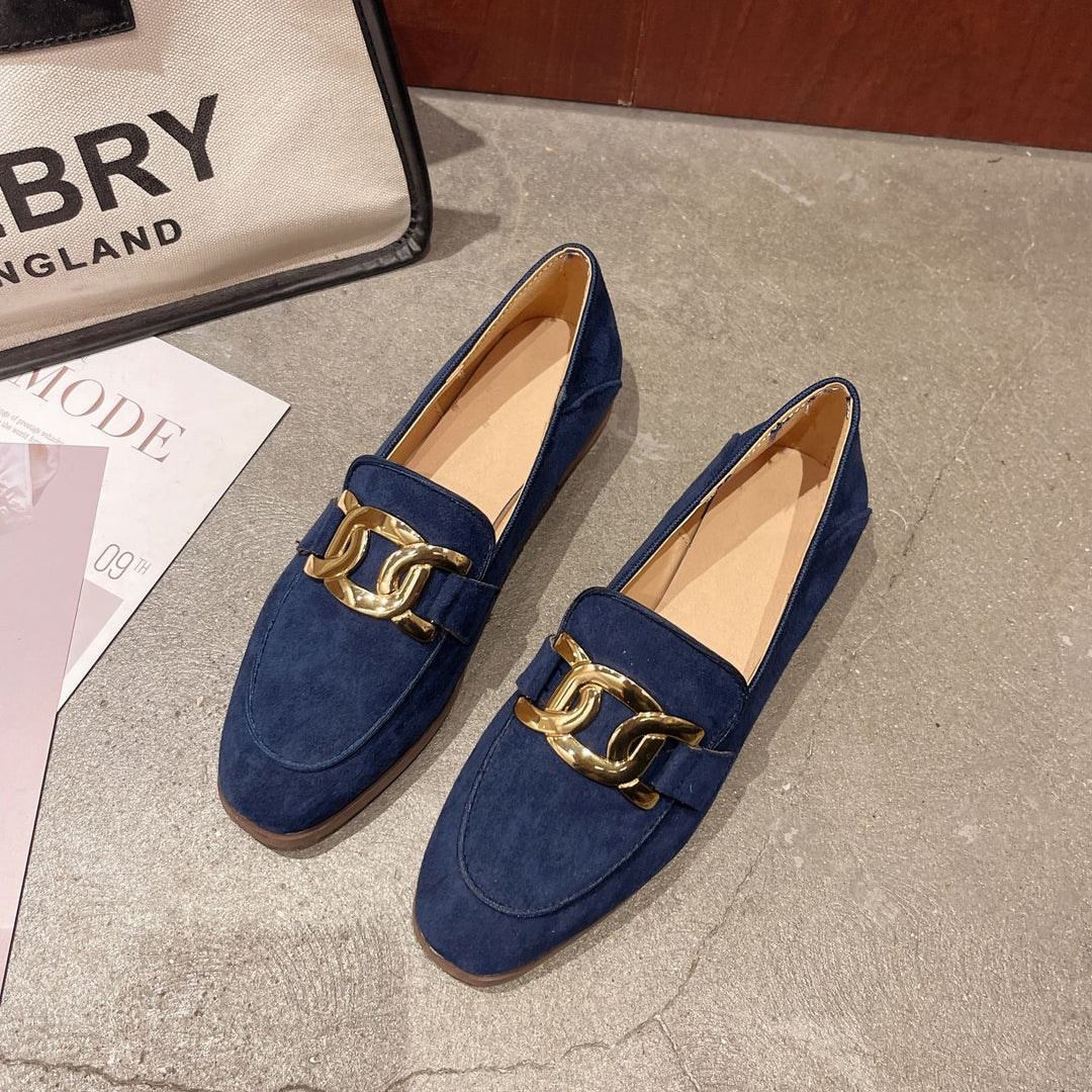 Alice - Classiques, mocassins en daim pour femme