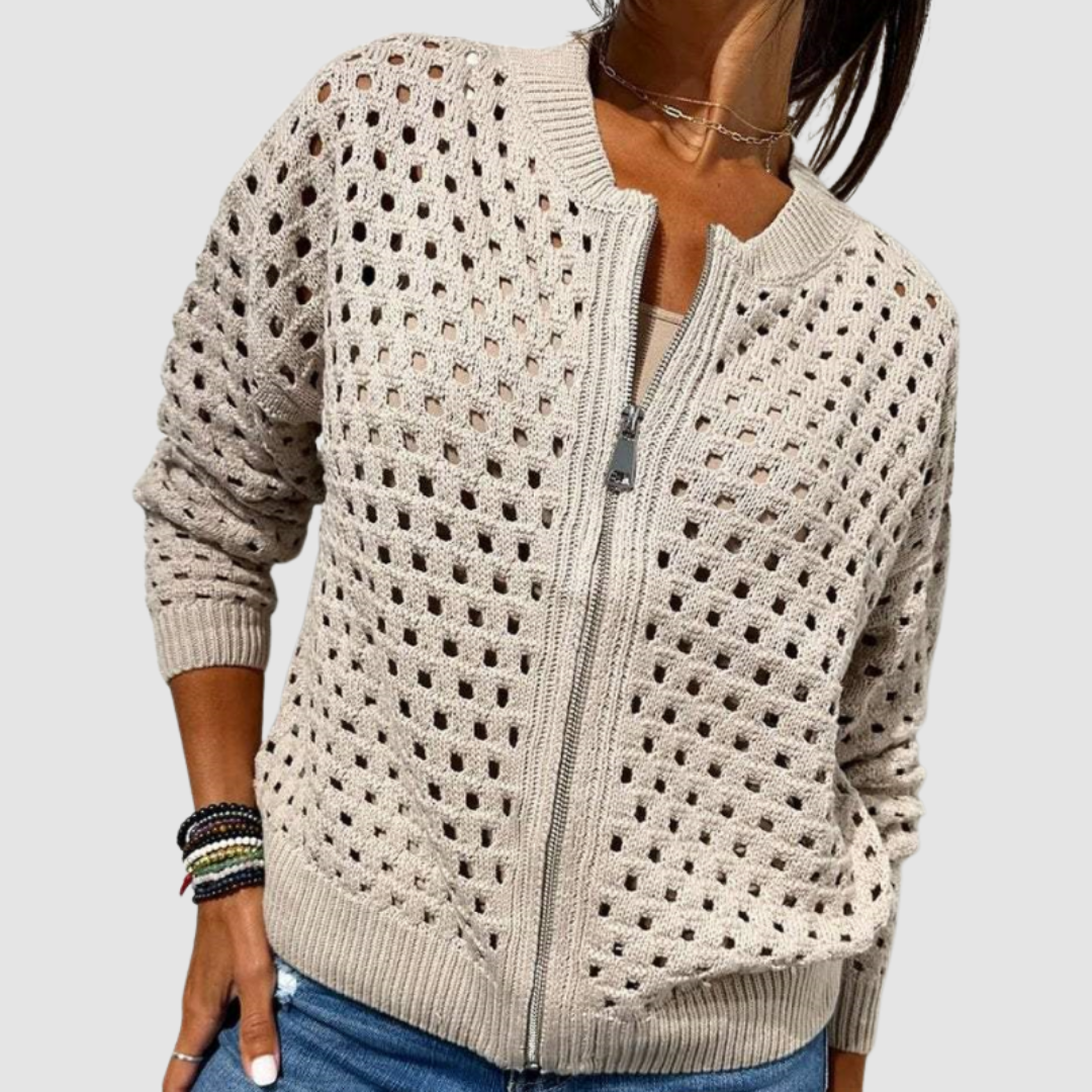 Cardigan en maille haut de gamme Desiree™