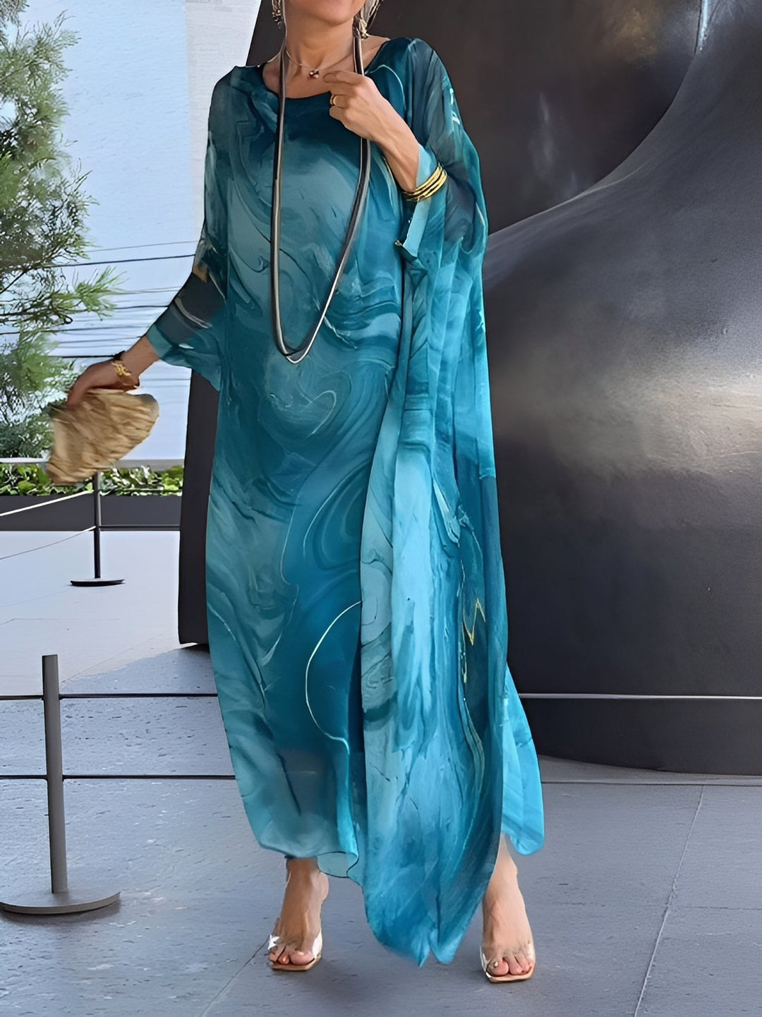 Christina - Élégante Robe en Chiffon pour Femmes