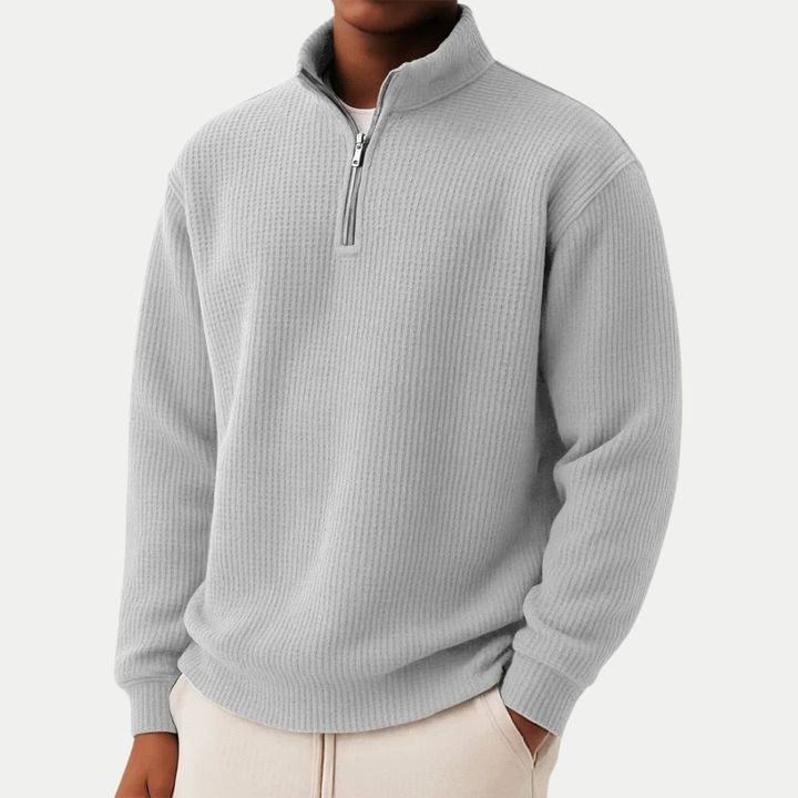Dean™ | Pull zippé avec confort quotidien et style intemporel