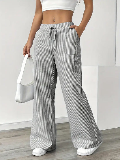KARINA - PANTALONS RAYÉS ÉLÉGANTS