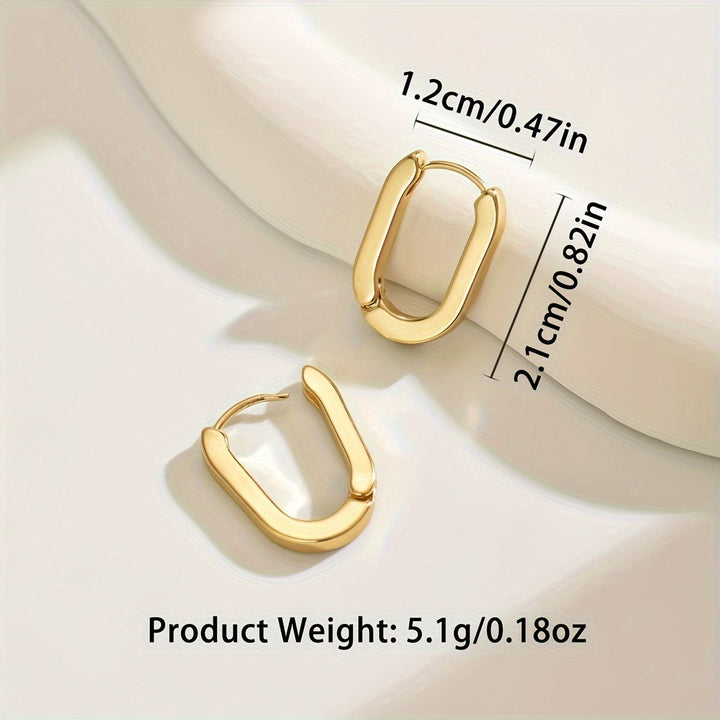 Boucles d'oreilles géométriques élégantes