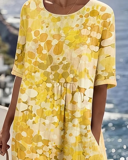 Robe ample imprimée
