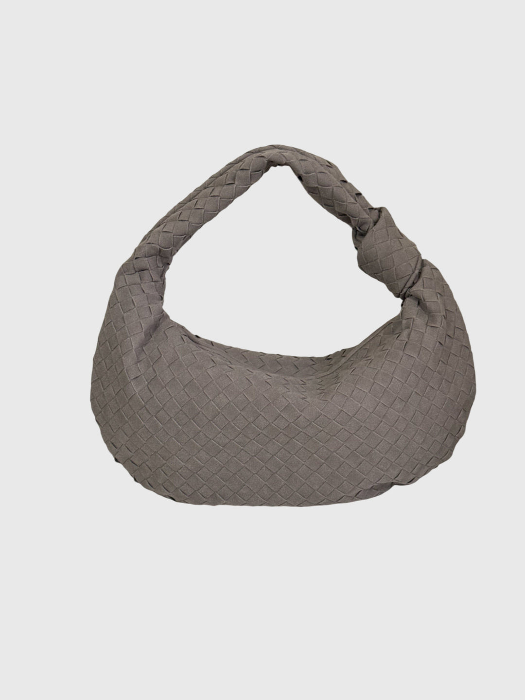 Celeste | Sac Medium Suédé Tressé avec Nœud