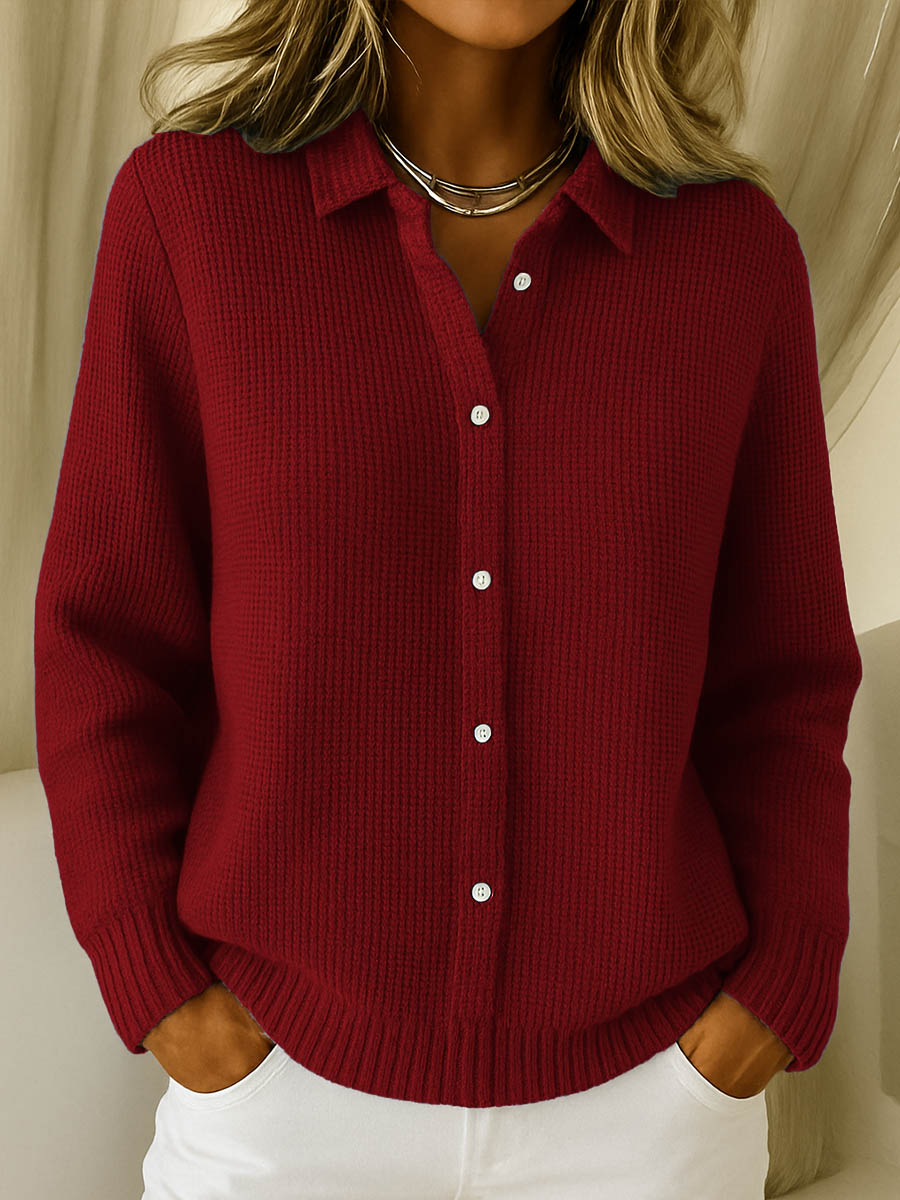 Chamy™ | Cardigan Classique Tricoté avec Boutons