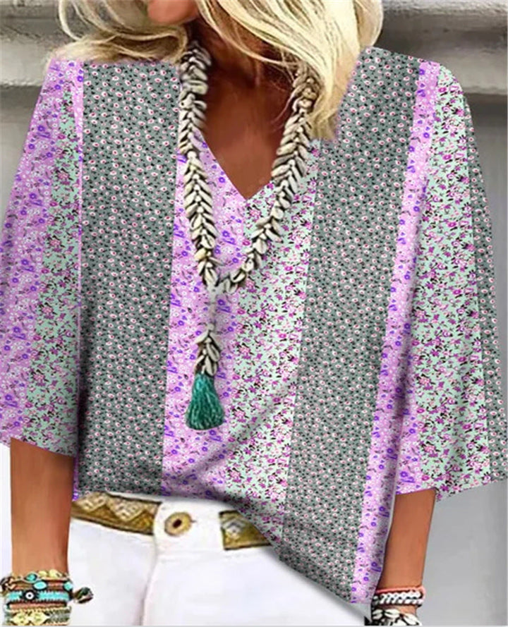 Anika | Blouse Floral Breeze