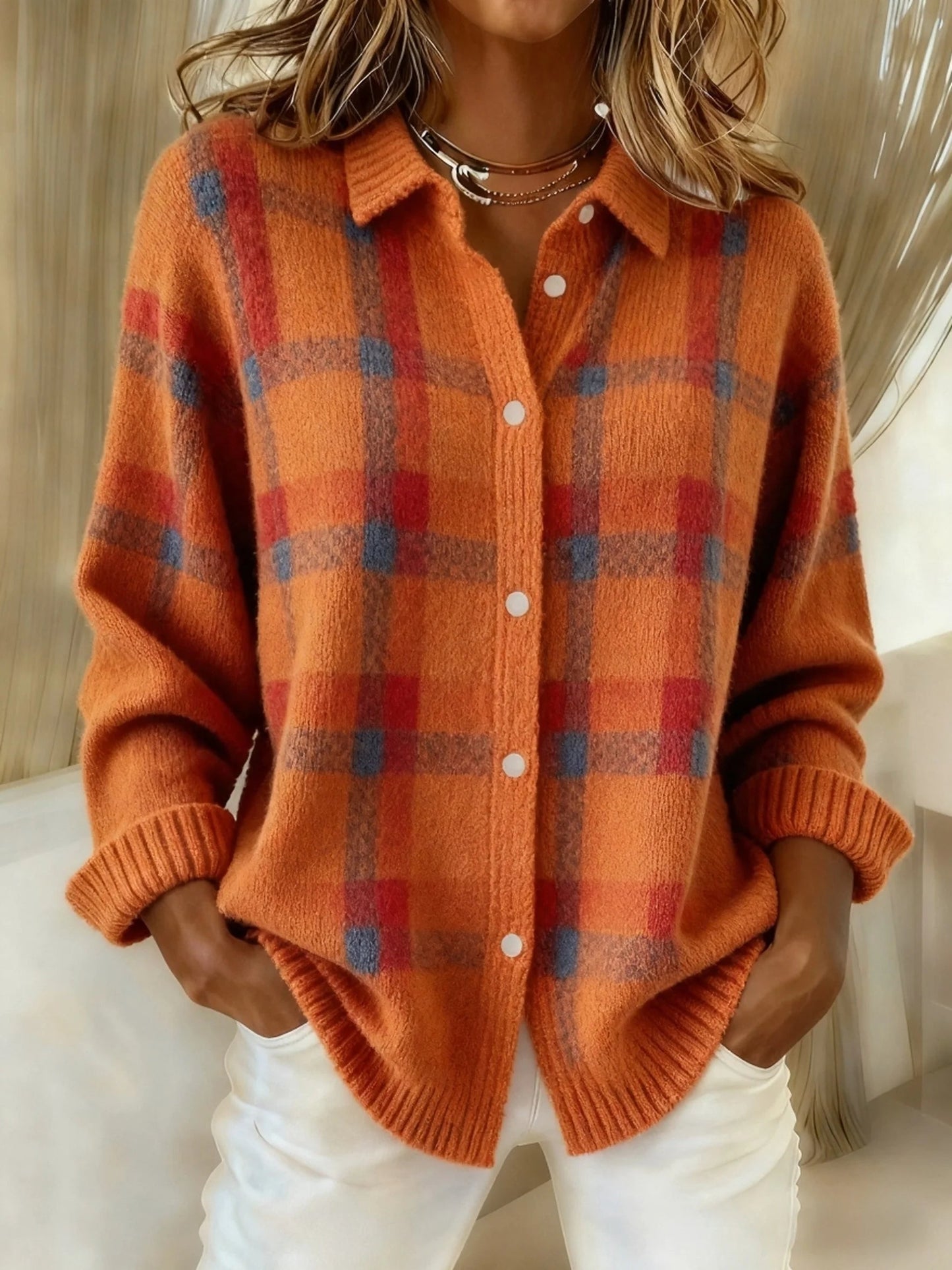 Anny | Gilet Tricoté Élégant