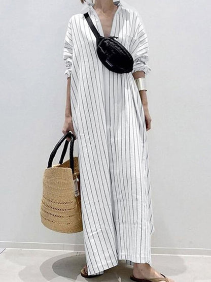 Zalia™ - Robe Urban Stripe