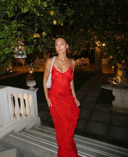 Aliza | Robe Maxi à Volants