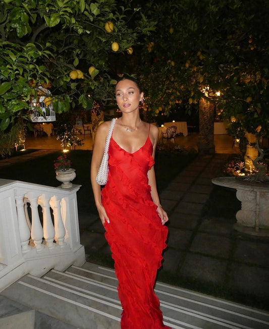 Aliza | Robe Maxi à Volants