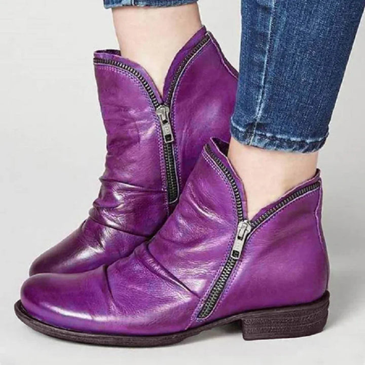 Cassiana - Bottes en Cuir Décontractées