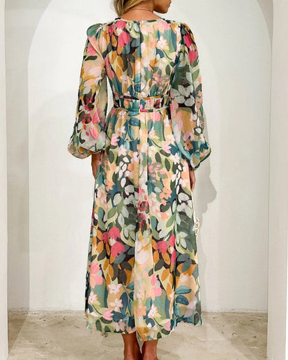 Celine | Robe Fleurie Féminine