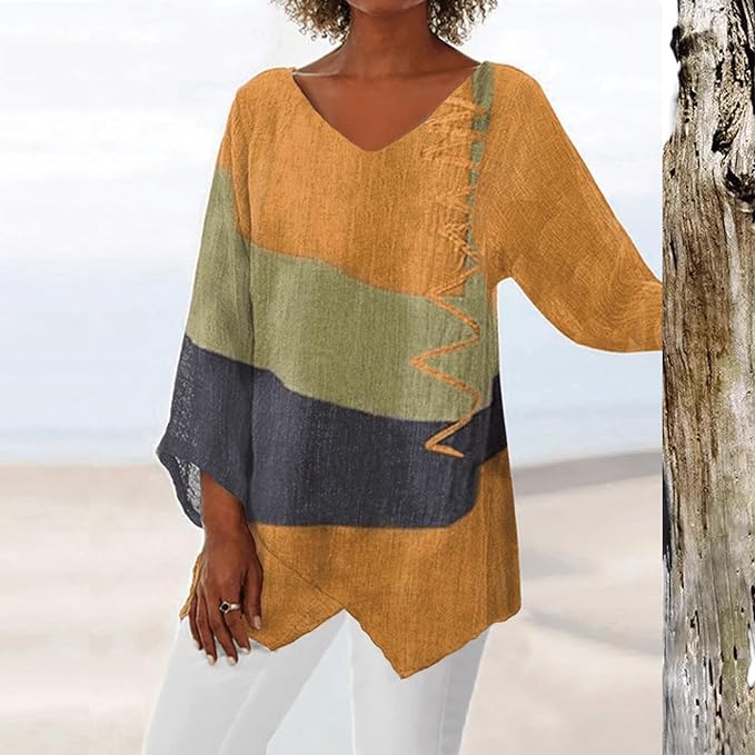 Ella - Blouse Longue à Manches Longues Confortable pour Tous les Jours