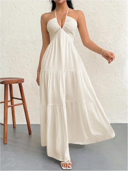 Robe Maxi Fluide Élégante - Coupe Flatteuse et Confortable